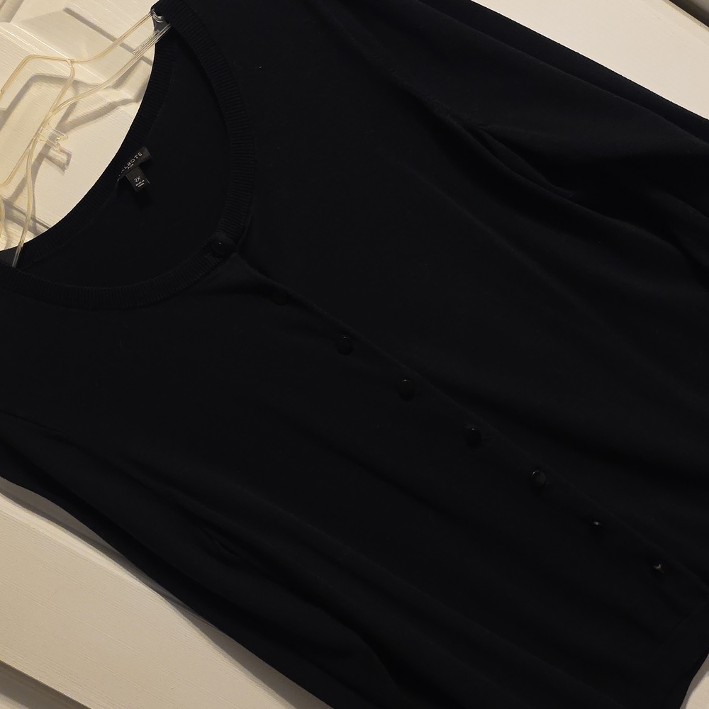 Talbots Black Cardigan